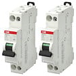 ABB - Lot de 2 disjoncteurs Ph+N raccordement Vis 32A-4,5Ka - Courbe C-ABB - vignette