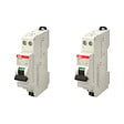 ABB - Lot de 2 disjoncteurs automatiques Ph+N raccordement Rapide 2A-4,5Ka-ABB - vignette