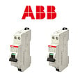 ABB - Lot de 2 disjoncteurs automatiques Ph+N raccordement Rapide 2A-4,5Ka-ABB - vignette