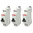 ABB - Lot de 3 disjoncteurs Ph+N raccordement Vis 16A-4,5Ka - Courbe  C-ABB - vignette