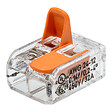 WAGO - Sachet de 3 bornes S221 2 entrées  fils souples et rigides 0.5 à 6mm² - vignette
