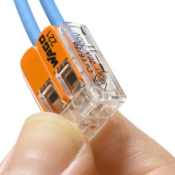 WAGO - Blister de 15 bornes de connexion automatique S221 2 entrées WAGO - large