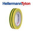 HELLERMANNTYTON - Lot de 10 rubans isolant de 10m et de largeur 15mm Vert et Jaune-HellermannTyton - vignette