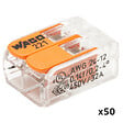 WAGO - Pot de 50 bornes de connexion automatique 2 entrées S221 - vignette