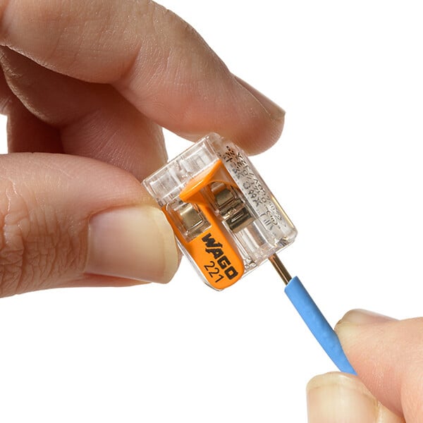WAGO - Pot de 50 bornes de connexion automatique 2 entrées S221 - large