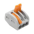 WAGO - Sachet de 15 bornes de connexion automatique 3 entrées S222 - vignette