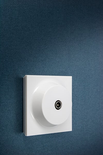 FONTINI - FONTINI Neo Evo Prise TV saillie complète blanche-FONTINI - large