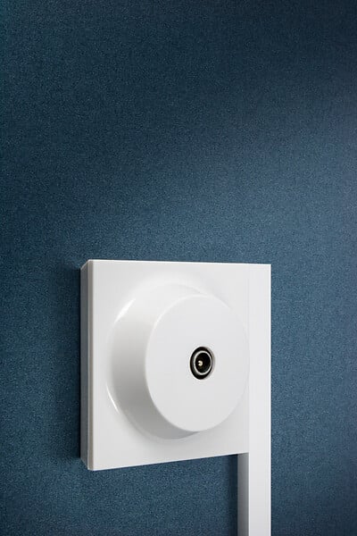 FONTINI - FONTINI Neo Evo Prise TV saillie complète blanche-FONTINI - large