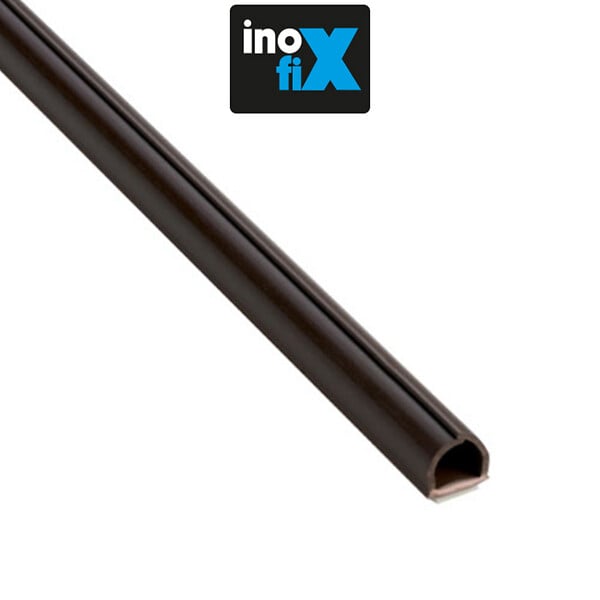 INOFIX - Lot de 4 gaines adhésives Cablefix 8 x 7 mm marron-Inofix - large