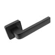AYR - Lot de 2 poignées CANELA noir mat + 2 rosaces clé  noir mat-AYR - vignette