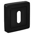 AYR - Lot de 2 poignées CANELA noir mat + 2 rosaces clé  noir mat-AYR - vignette