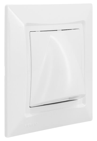 SIEMENS - Sortie de câble Blanc Siemens DELTA ONE - large