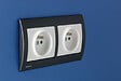 SIEMENS - Plaque Double Horizontale Anthracite Delta IRIS - vignette