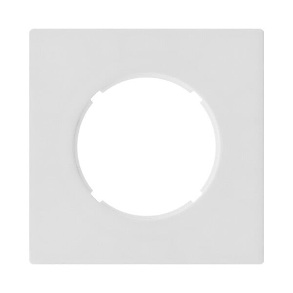 FONTINI - Double va-et-vient blanc avec manette blanc glossy DOM et plaque simple blanc – Gestion lumineuse double avec élégance et modernité - large