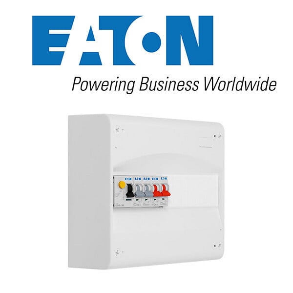 EATON CAPRI - Tableau 1 rangée pré-équipé 1 inter. diff. 40A type AC + 4 disjoncteurs (2x10A et 2x16A)-EATON - large