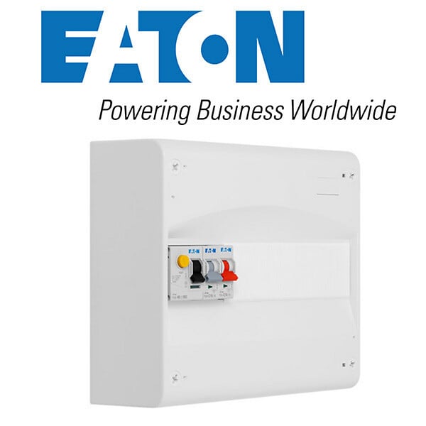 EATON CAPRI - Tableau 1 rangée pré-équipé 1 inter. diff. 40A type AC + 2 disjoncteurs (1x10A et 1x16A)-EATON - large
