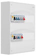 EATON CAPRI - Tableau 2 rangées pré-équipé 1 inter. diff. 63A + 1 inter. diff. 40A + 9 disjoncteurs-EATON - vignette