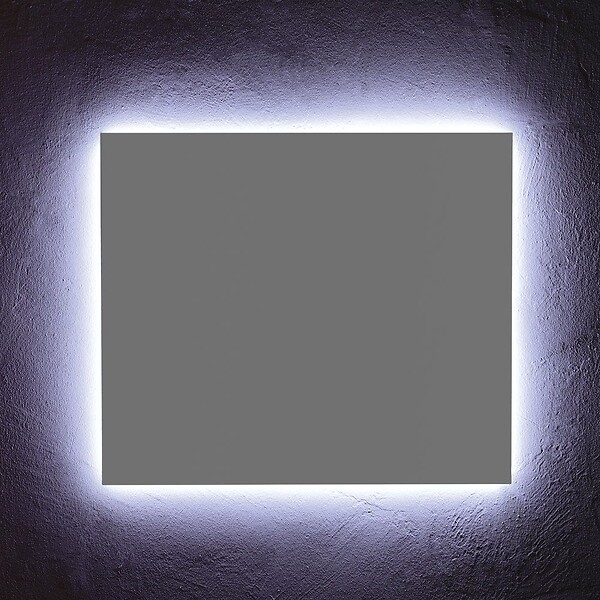 KIAMAMI VALENTINA - Miroir De Salle De Bain 70X60 Cm Avec Rétro-Éclairage Led - large