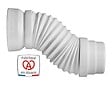 CETA - Raccord WC extensible MULTIDROIT - Extensibilité: 180-380mm - raccordement canalisation Ø 93 et 100 mm - vignette
