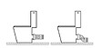 CETA - Raccord WC extensible MULTIDROIT - Extensibilité: 180-380mm - raccordement canalisation Ø 93 et 100 mm - vignette