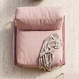 OVIALA - Chauffeuse pour salon de jardin modulable avec structure rose poudré - Mixi - vignette