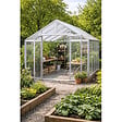 MCCOVER - Plaque polycarbonate alvéolaire transparent 4mm - l.105 cm, L.200 cm - vignette