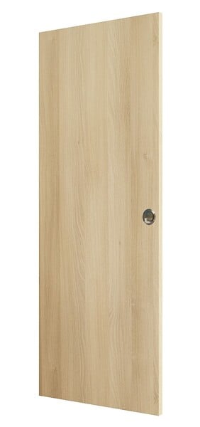 GD MENUISERIES - Porte Coulissante Décor Chêne Naturel Honey Oak  H204 x L93 cm, Coquilles - large