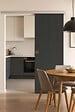GD MENUISERIES - Porte Coulissante Effet Chêne Anthracite Grey Oak H204 x L83 cm,Rail Alu, coquilles - vignette