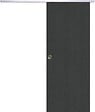 GD MENUISERIES - Porte Coulissante Effet Chêne Anthracite Grey Oak H204 x L83 cm,Rail Alu, coquilles - vignette