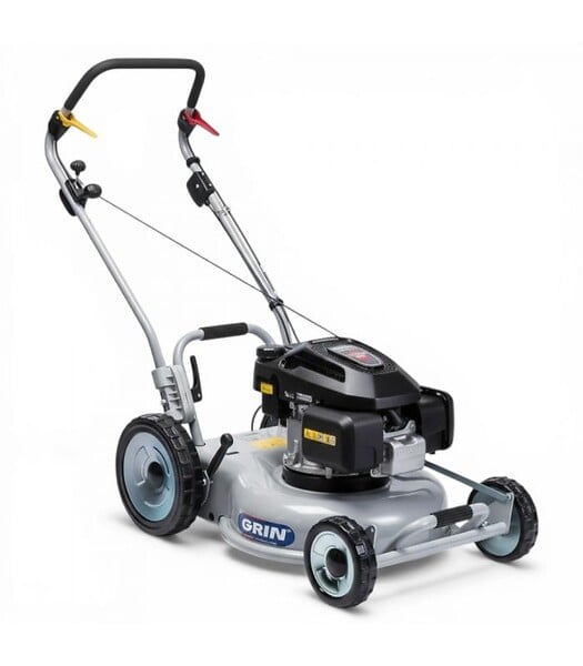 GRIN - Tondeuse essence tractée 46 cm pour professionnels, mulching, moteur Honda 201cm³ - GRIN PM46A-HONDA - large