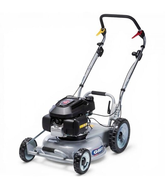 GRIN - Tondeuse essence tractée 46 cm pour professionnels, mulching, moteur Honda 201cm³ - GRIN PM46A-HONDA - large