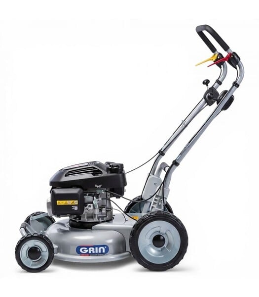 GRIN - Tondeuse essence tractée 46 cm pour professionnels, mulching, moteur Honda 201cm³ - GRIN PM46A-HONDA - large
