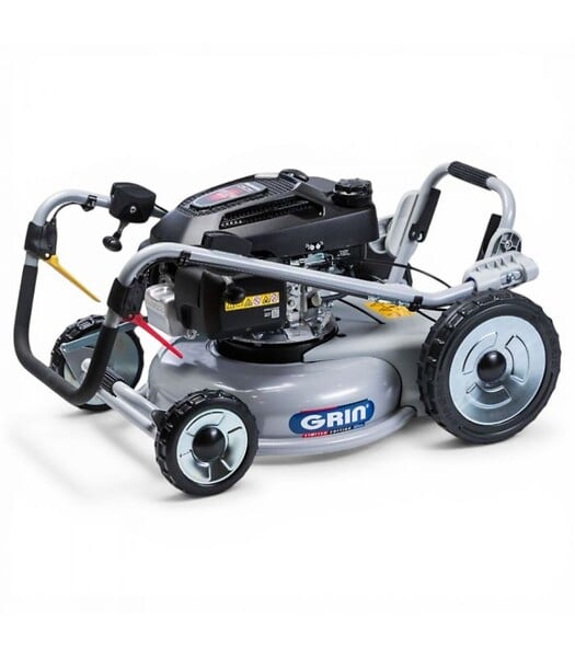 GRIN - Tondeuse essence tractée 46 cm pour professionnels, mulching, moteur Honda 201cm³ - GRIN PM46A-HONDA - large