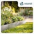 VOUNOT - Lot de 35 Bordure de jardin en métal galvanisé flexible 100x13cm - vignette