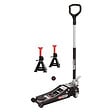 KS TOOLS - Lot d'un cric extra-bas acier ULTIMATE 2t + Chandelles 2t  - KS TOOLS - 161.0367-A2 - vignette