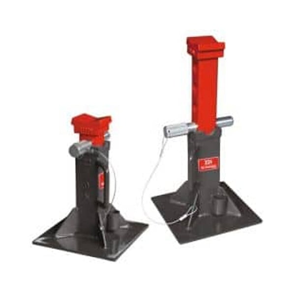 KS TOOLS - Lot d'un cric extra-bas acier ULTIMATE 2t + Chandelles 2t  - KS TOOLS - 161.0367-A2 - large