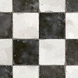 RO'MA NATURE - Carrelage Vintage effet Carreau ciment Noir Damier 45x45x0,95 cm Rovessa - Sol et mur intérieur (vendu par carton de 1 m²) - vignette