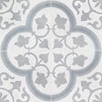RO'MA NATURE - Carrelage effet Carreau ciment Lurelia Gris 22,3x22,3x0,9 cm Novera - Sol et mur intérieur (vendu par carton de 0,65 m²) - vignette