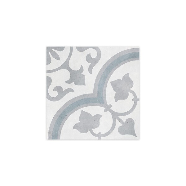 RO'MA NATURE - Carrelage effet Carreau ciment Lurelia Gris 22,3x22,3x0,9 cm Novera - Sol et mur intérieur (vendu par carton de 0,65 m²) - large