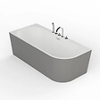 SPALINA - Baignoire Ilot Capri 170 gauche grise 170 x76 x58 cm, by SPALINA - vignette
