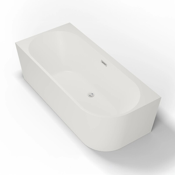 SPALINA - Baignoire Ilot Capri 170 gauche blanche 170 x76 x58 cm, by SPALINA - large