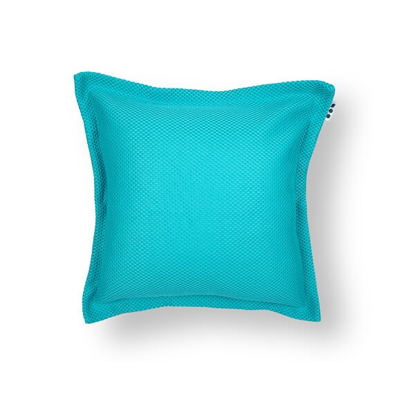 SOO  SANTAI - Coussin piscine flottant 65 × 65 × 25 cm intérieur / extérieur SANS billes de polystyrène – Bleu (CF6565-4) - large