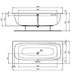 IDEAL STANDARD - Baignoire droite 180 x 80 i.life Duo - vignette