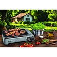 KEMPER - Barbecue à gaz portable 1900W Grille anti adhesive + 4 cartouches gaz Camping + Mallette de transport Cuisson nomade KEMPER - vignette
