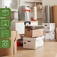 PACK AND MOVE - Pack and Move - Diable pliable en aluminium - 28 x 39 x 100 cm - 70 KG max - Pour déménagement et transport - vignette
