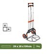 PACK AND MOVE - Pack and Move - Diable pliable en aluminium - 28 x 39 x 100 cm - 70 KG max - Pour déménagement et transport - vignette