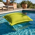 SOO  SANTAI - Coussin piscine flottant 45 × 45 × 25 cm intérieur / extérieur SANS billes de polystyrène – Vert (SCF4545-2) - vignette