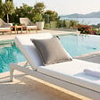 SOO  SANTAI - Coussin piscine flottant 45 × 45 × 25 cm intérieur / extérieur SANS billes de polystyrène – Gris (SCF4545-1) - vignette