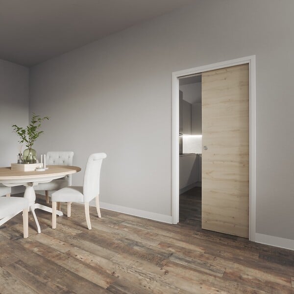 COULICOOL - Système à galandage avec Finition - Pour porte 93 cm - large
