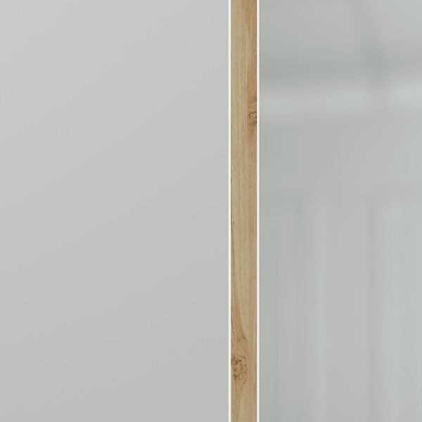 COULICOOL - Porte Coulissante non percée avec Rail - Prépeinte Plane 83 cm - large